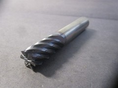 Hanita (TR4S0713005) 1/2″ x 1/2″ x 1″ x 3″ OAL 6 Flute Solid Carbide Endmill