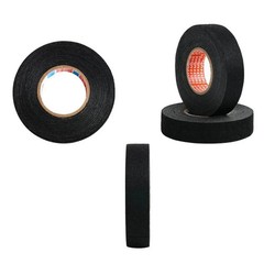 tesa 51608 15mm-50FT Adhesive Wiring Cloth Tape Isoband 2 Piece – Black