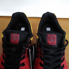 A.T.FIELD EVA×Mandom Evangelion Protective Sneaker Unit 02 Model Red JAPAN USED