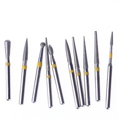 AZDENT Dental FG Diamond Burs Composite/Polishing Kit for High Speed Handpiece