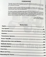Ford 1110 1210 Tractor Service Manual Repair Shop Technical Workshop Overhaul