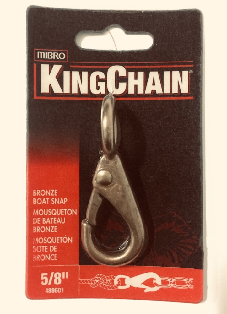 MIBRO KINGCHAIN BRONZE BOAT SNAP 5/8″ 55lbs * 25kg #488601