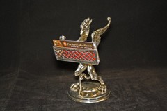 S8999 19th Century – Styled Pewter Griffon Business Card Holder. Italy.