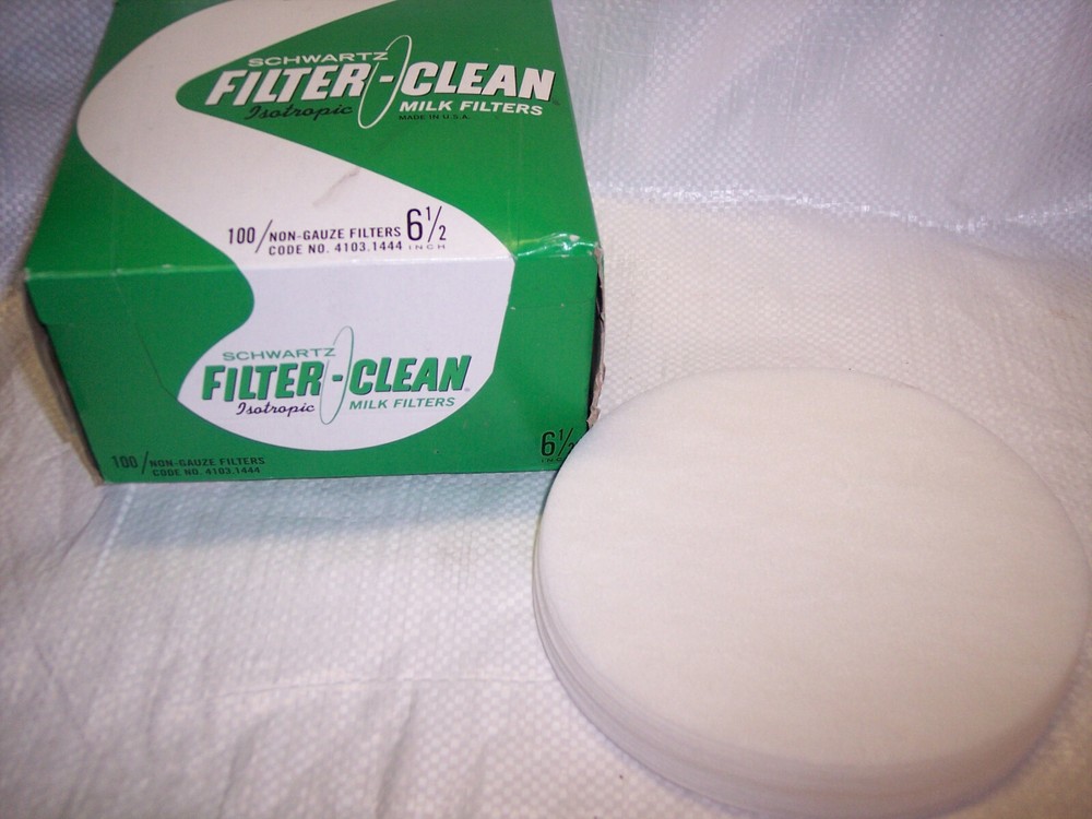 Schwartz Tuffy Milk Filters – 6.5 inch (100+)