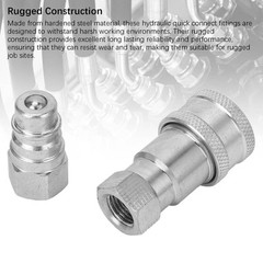 Hydraulic Quick Coupler Male And Female 1/4in NPT Quick Connect Fittings