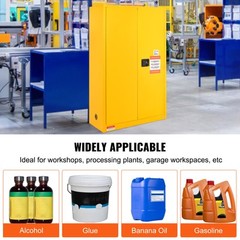 Flammable Safety Cabinet Liquid Storage 45 Gal 42.9×18.1×65.2 in Cabinet
