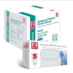 Syngaurd Blue Nitrile Exam Gloves Box of 1000 Latex Free Powder Free New