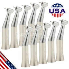 Dental Slow Low Speed Handpiece Push Button Contra Angle FG 1.6mm Burs CE
