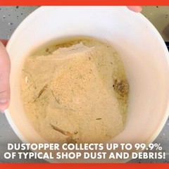 OFFICIAL Dustopper PRO – Low-Profile Dust Separator for Wet/Dry Vacs – Full Unit