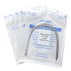AZDENT Dental Orthodontic Super Elastic Niti Arch Wires Rectangular Ovoid/Nature