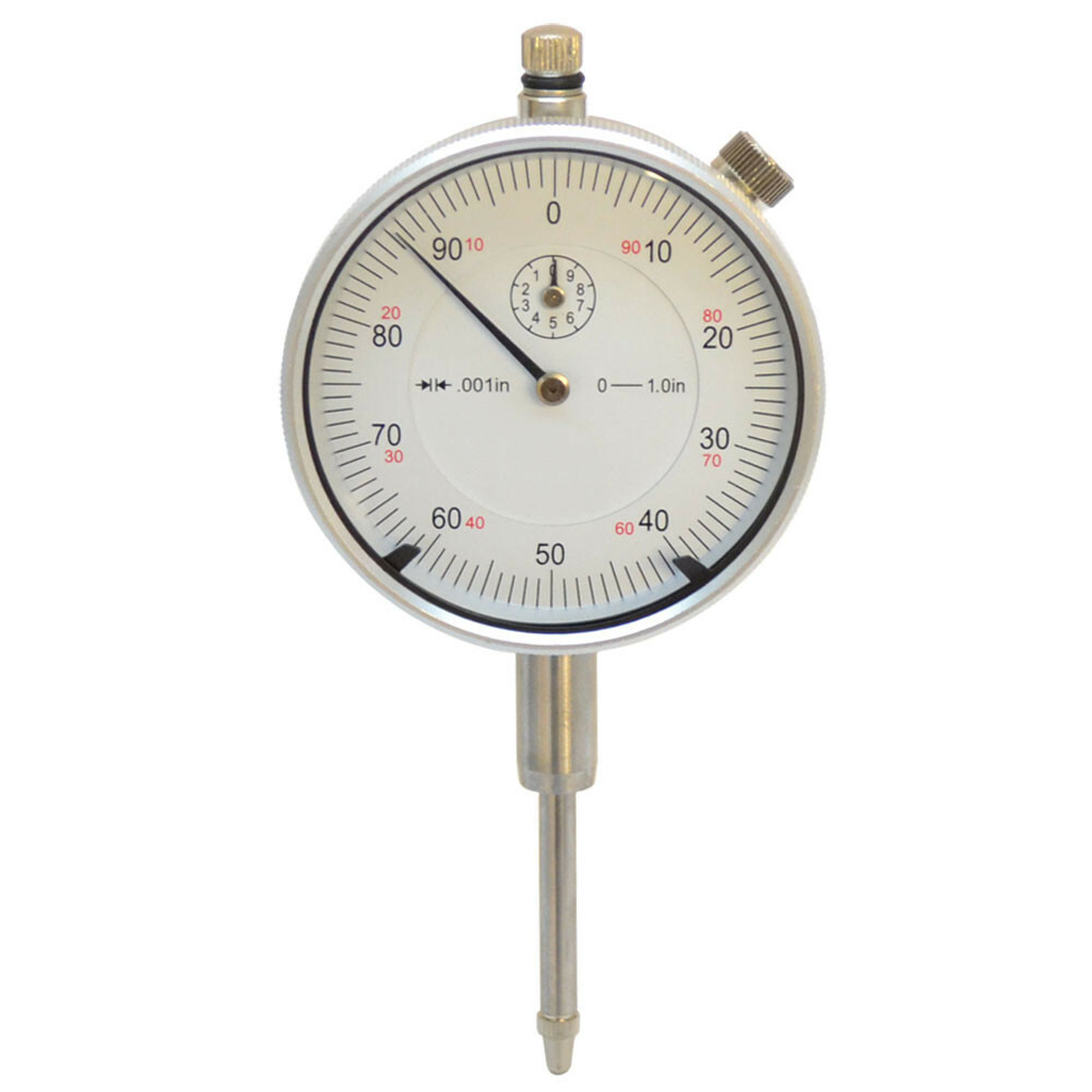 0- 1″ Range High Precision 0-100 Dial Test Indicator 0.001″ Graduation Lug Back