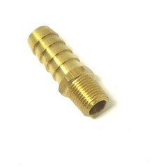Hose Barb for 3/8″ ID Hose X 1/4″ Male NPT Hex Body Brass Fuel Fitting <201A-6B