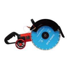 Electric Concrete Cutter Saw, Circular Saw with Saw Blade and Rolling Pulley
