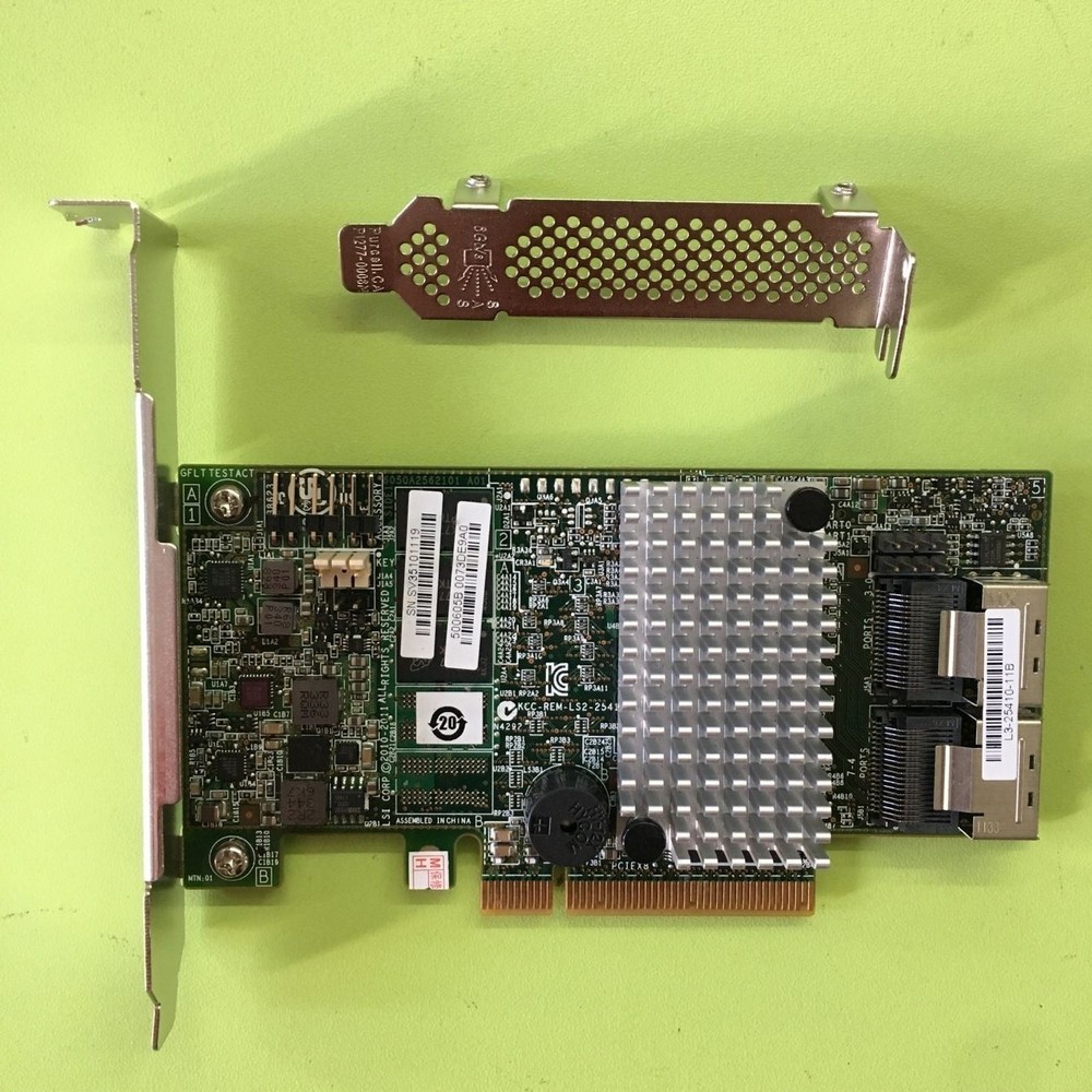 LSI 9267-8i 6Gb/s PCI-E 2.0 512MB 8Port SATA/SAS Controller Card RAID0/1/10 *hh