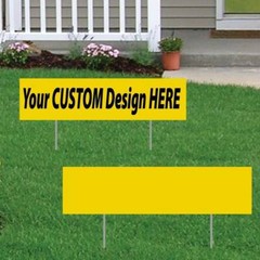 6″x24″ 4mm Corrugated Plastic Blank Yard Sign – Set of 12