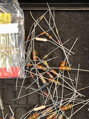 Mix Lot of Capacitors Resistors Inductors Diodes Amperex 100ct