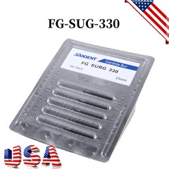 FG # 330 Dental Surgical Carbide Burs 25mm (100pcs=10 Packs)