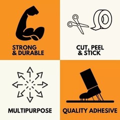 Tan Flat Back General Purpose Packing Tape Shipping Box Tapes for Packaging