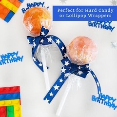 600 Pack 5×5 inch Clear Cellophane Candy Wrappers Caramel Chocolate Natural