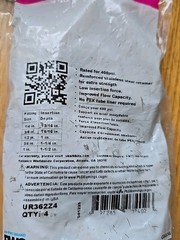 4-Pack SharkBite MAX 1/2″ Tee Push-To-Connect UR362 – NEW