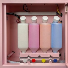 NEW Magic Cotton Candy Semi Automatic Portable Robotic Machine Pink 30x21x18