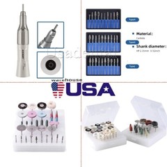 Dental Straight Low Speed Handpiece/HP Polishing Burs/Polishing Kit Lab Polisher