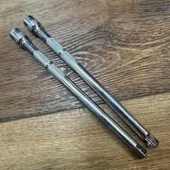 Lot of 2 PROTO Socket Extension Chrome 1/4″ Drive 6″ Length 4761 Made in USA