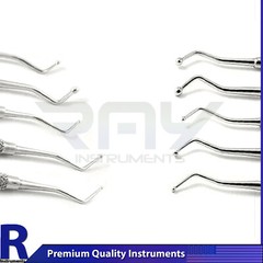 Dental Ball Burnisher Set of 5 Amalgam Ball Tip Burnishers Filling Instruments