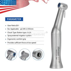 NSK MAX SG20 Dental 20:1 Reduction Implant Contra Angle Surgical Handpiece Push