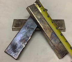 Whole Lead Ingot Pure 99.9% About 5 pounds by Rotometals