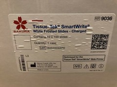Sakura tissue tek 9036 Smartwrite White Frosted Slides – Charged 4 9021 Printer!