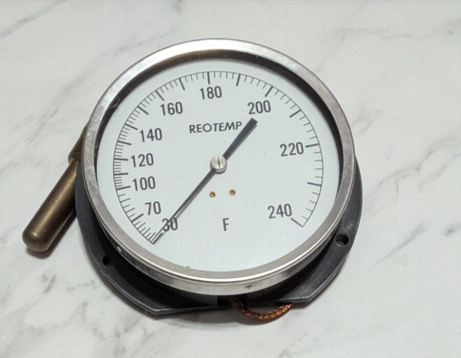 REOTEMP Thermometer 30 degrees-240 degrees F