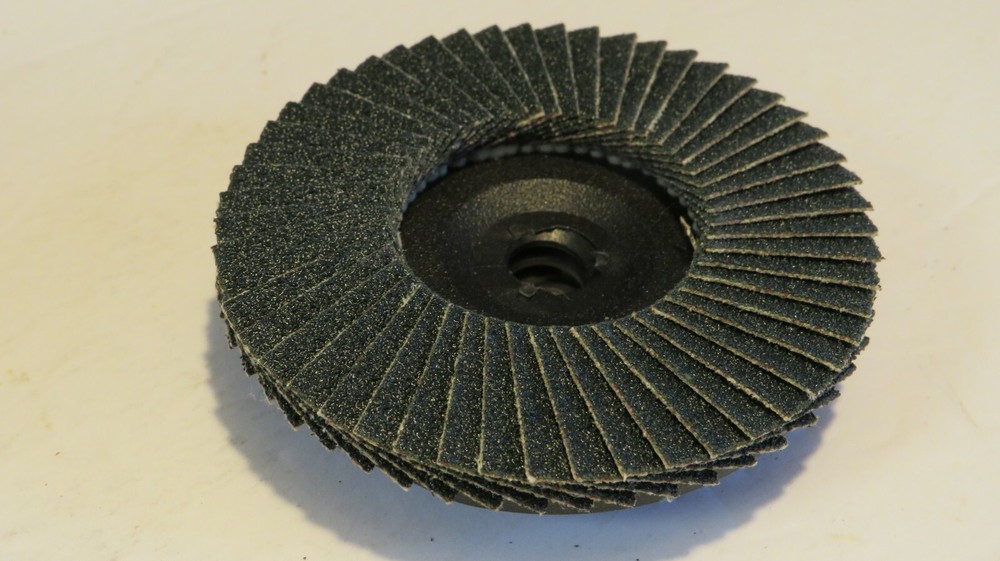 10 PACK BOX MINI FLAP DISCS 80 GRIT 3″ S-TYPE ZIRCONIA