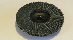 10 PACK BOX MINI FLAP DISCS 80 GRIT 3″ S-TYPE ZIRCONIA