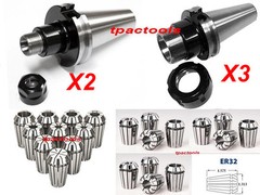 2PC CAT40 ER16 3PC ER32 COLLET CHUCK G2.5 10PC ER16 12PC ER32 COLLET FIT MAZAK