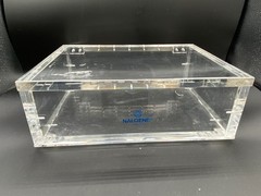 NALGENE Acrylic 12 x 9 x 4” Laboratory Beta Radiation Storage Box 6740-1108