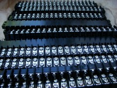 LOT FOUR (4) 20-Position Terminal Blocks/Strips — New and Unused