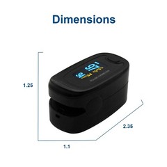 Finger Pulse Oximeter Meter SpO2 Heart Rate Monitor Blood Oxygen Saturation FDA