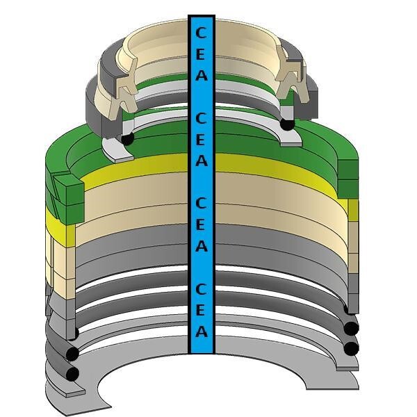 4369902 Clamshell Cylinder Seal Kit Fits Hitachi EX200-2-EX200-5