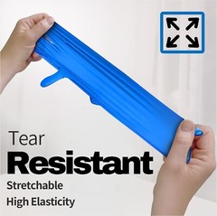 Disposable Nitrile Exam Gloves, 5 Mil Blue, Powder-Free Heavy Duty Clean Glove