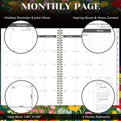 2026 2027 2028 Monthly Planner 24 Month Tabs 8.5×11 Year Calendar