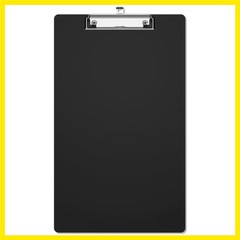 Plastic Legal Size Clipboard, Black 8.5 x 14 Clip Boards | Size 9 x 15 in, Lo…