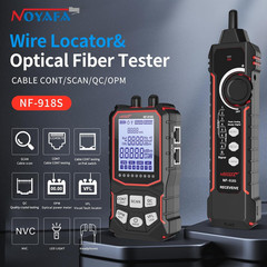 NF-918S Network Cable Tester with 6 Wavelength Optical Power Meter, Cable Toner