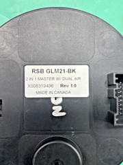 NOS PACIFIC INSIGHT RSB GLM21-BK 2 IN 1 MASTER DUAL AIR PRESSURE GAUGE SEE DISC
