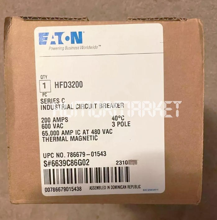 1PCS New EATON HFD3200 Circuit Breaker