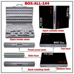AideTek Box-all Enclosure SMD tiny parts Surface Mount Organizer storage Labels