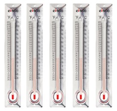 5PK Aluminum Thermometer, -30-110C / 30-230F – Spirit Filled – Eisco Labs