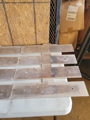 ALUMINUM SHEET ASTM-B 209 18″x 4″ 1/8th In. THICKNESS POLISHED Lot Of 12