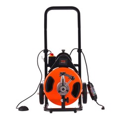 VEVOR Drain Cleaner Machine Electric Drain Auger 75 FT x 3/8 In Auto Feed