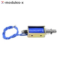 1-10PCS JF-0530B 24V 5N/10mm Pull-Push-Type Reset-Style Solenoid Electromagnet